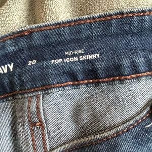 Old navy pop icon skinny jeans